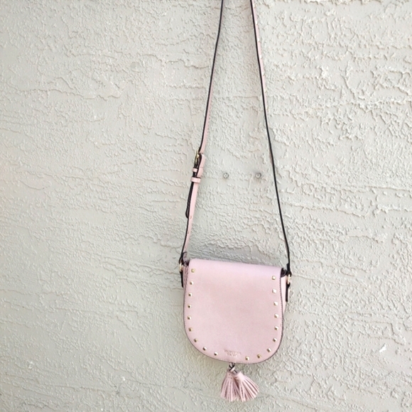 Victorias Secret blush studded tassel crossbody bag - Picture 8 of 10